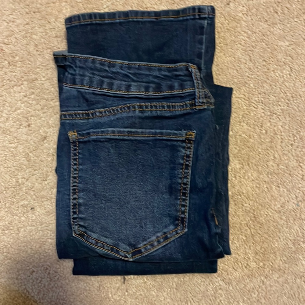 Low rise boot cut